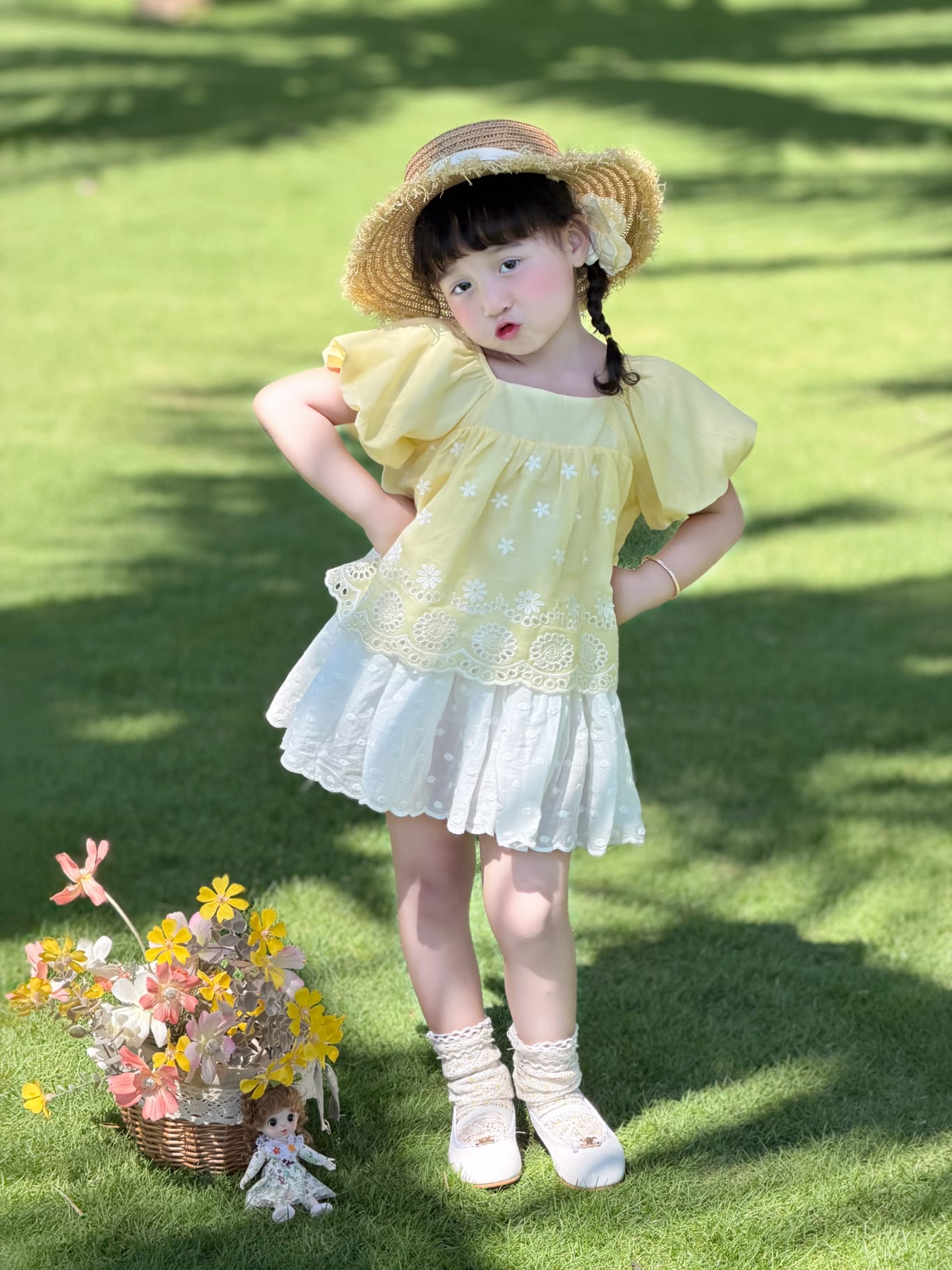 Váy hè dạo phố bé gái 2026 - Sunny Set