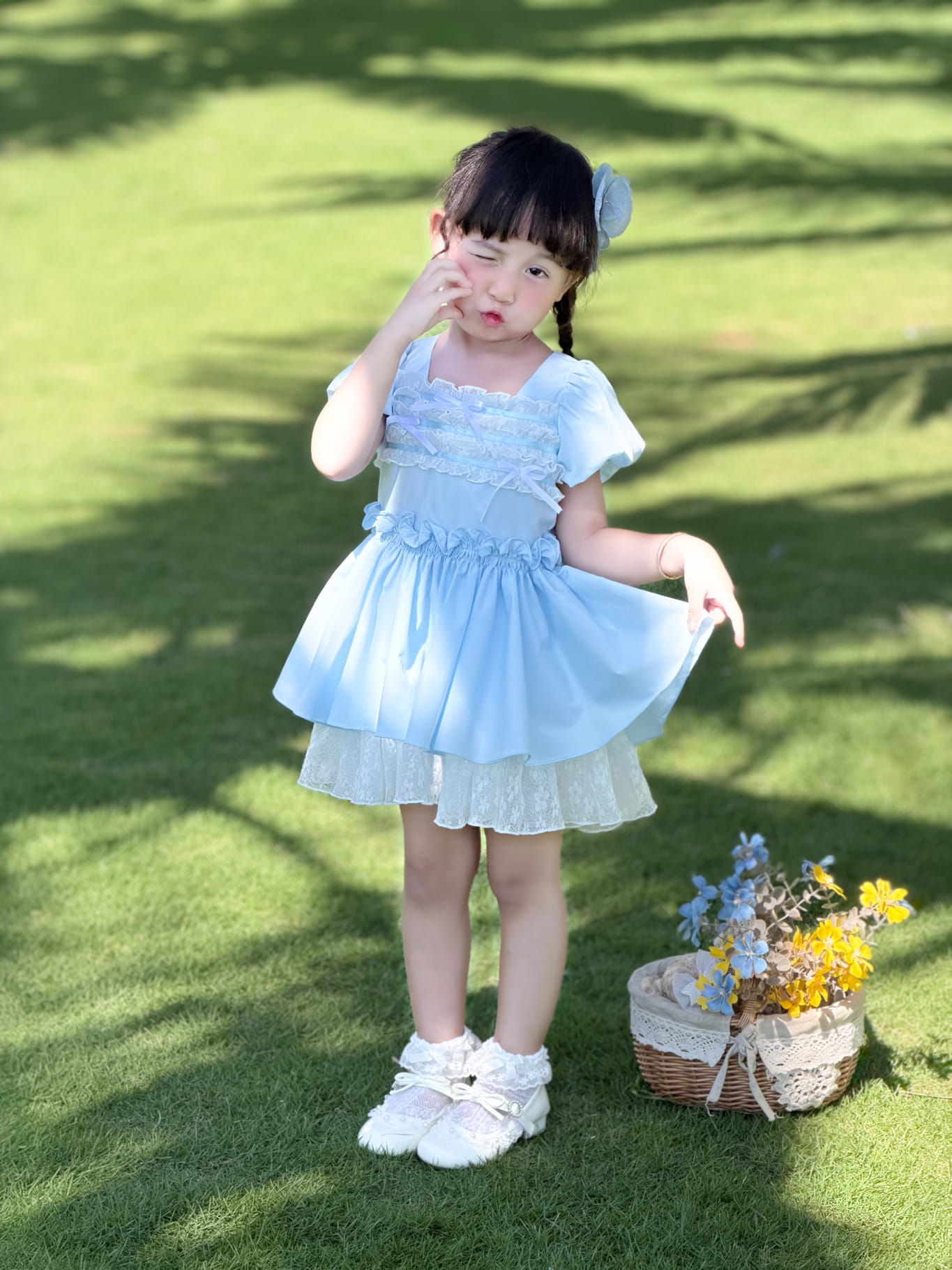 Váy hè dạo phố bé gái 2026 - Cloudy Dress